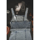 Women's TwoFly Buckle Up Blues Dress - Crazy House Western Wear