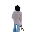 Women's TwoFly Taupe Higher Class Basic Sweater