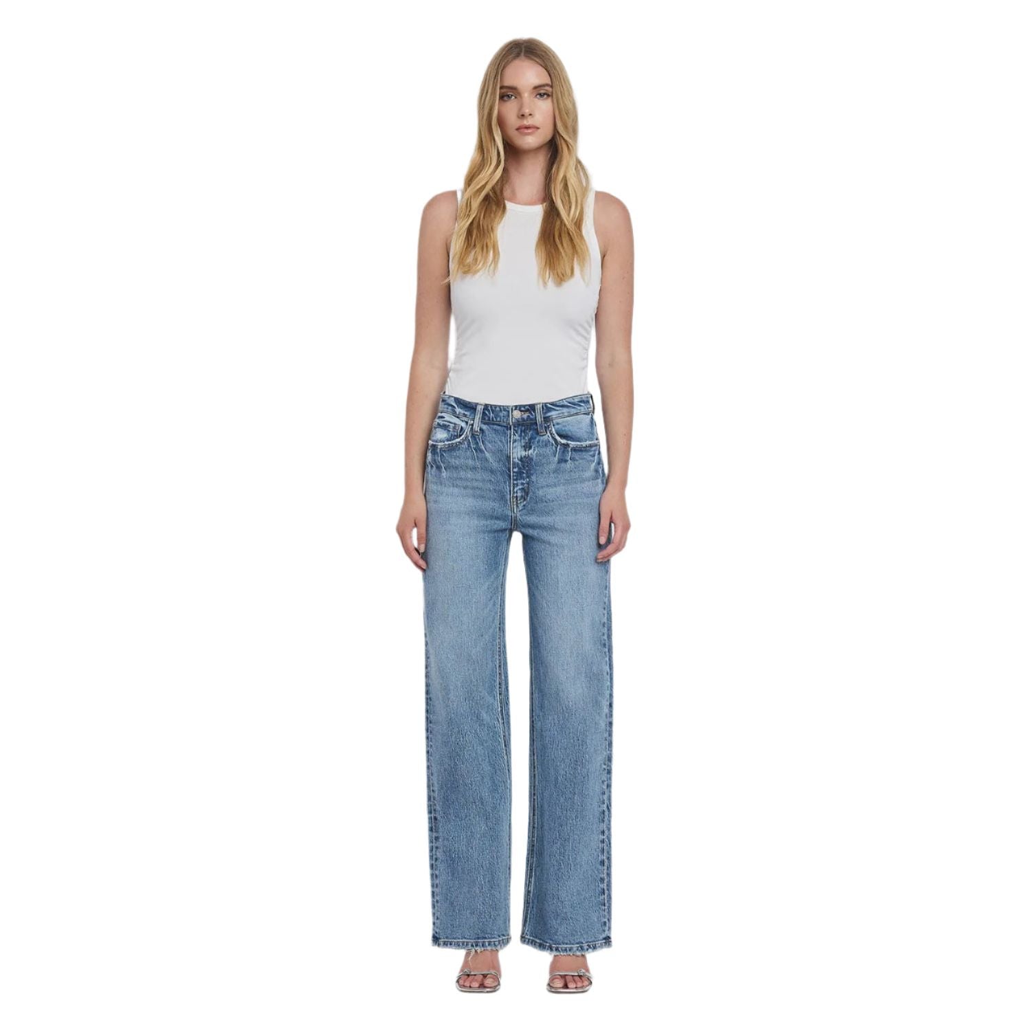 Women's Vervet 90's Super High Rise Wide Jeans T6242 - Crazy House Western Wear