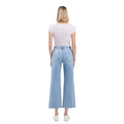 Women's Vervet High Rise Distressed Crop Wide Jeans F6001 - Crazy House Western Wear