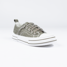 Women's Very G Sage Aman Velvet Lace Up Canvas Sneaker