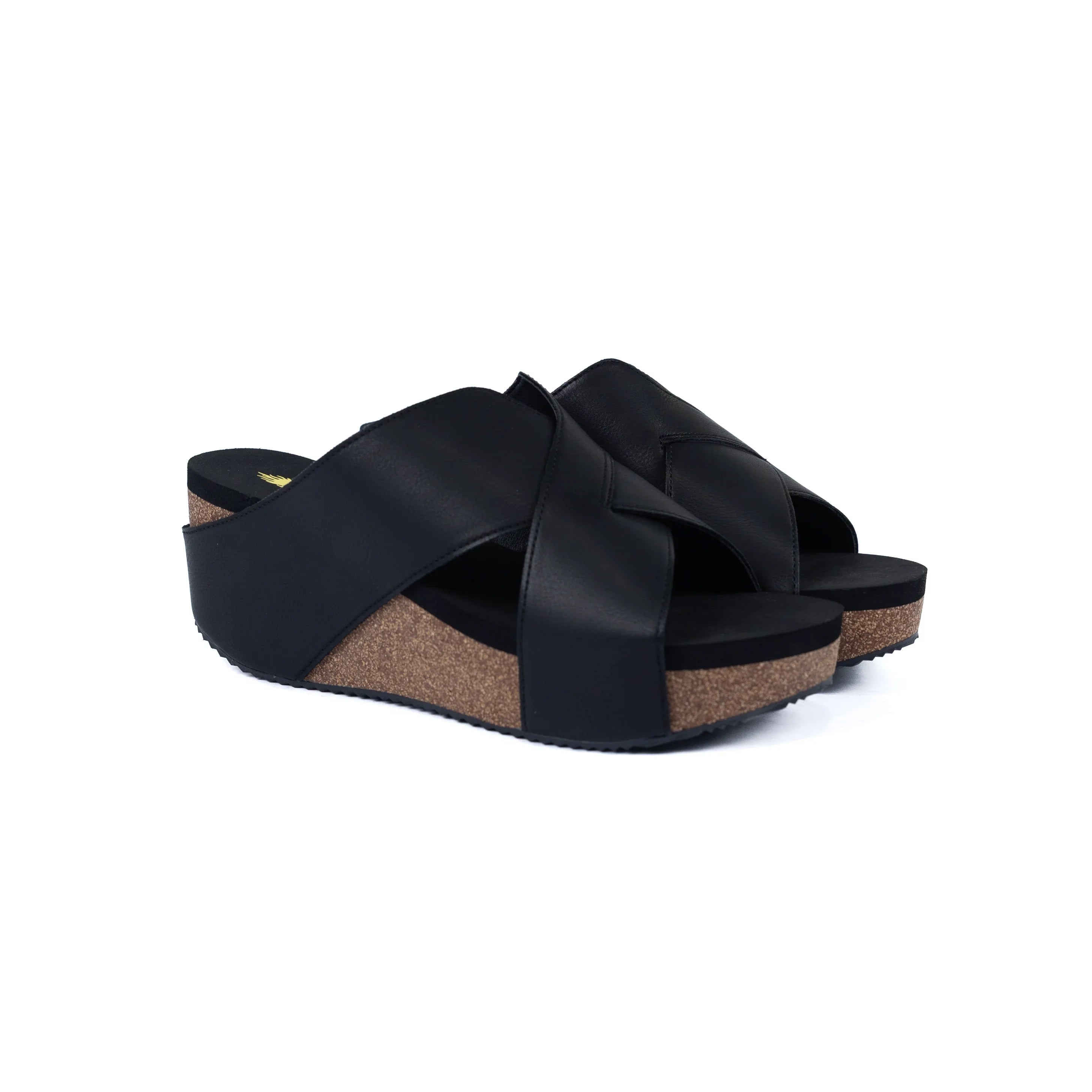 Women's Very Volatile Black Wedge Heels PV1009-BLACK