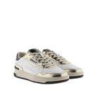 Women's Victoria White and Gold Tennis Shoes 8800121