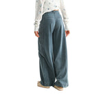 Women's Wide-leg Stretchy Denim Trousers CEPZ26336