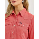 Women's Wrangler Colorwash Slim Western Snap Shirt 112368182