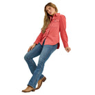 Women's Wrangler Colorwash Slim Western Snap Shirt 112368182