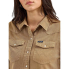Women's Wrangler Colorwash Slim Western Snap Shirt 112368183