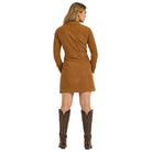 Women's Wrangler Corduroy Western Shirt Dress 112367335