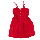 Women's Wrangler Red Sleeveless Snap Dress 112379499