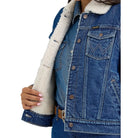 Women's Wrangler Sherpa Lined Denim Vest 112368298