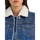 Women's Wrangler Sherpa Lined Denim Vest 112368298