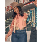 Women's Wrangler Shimmer Tie Neck Blouse