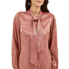 Women's Wrangler Shimmer Tie Neck Blouse
