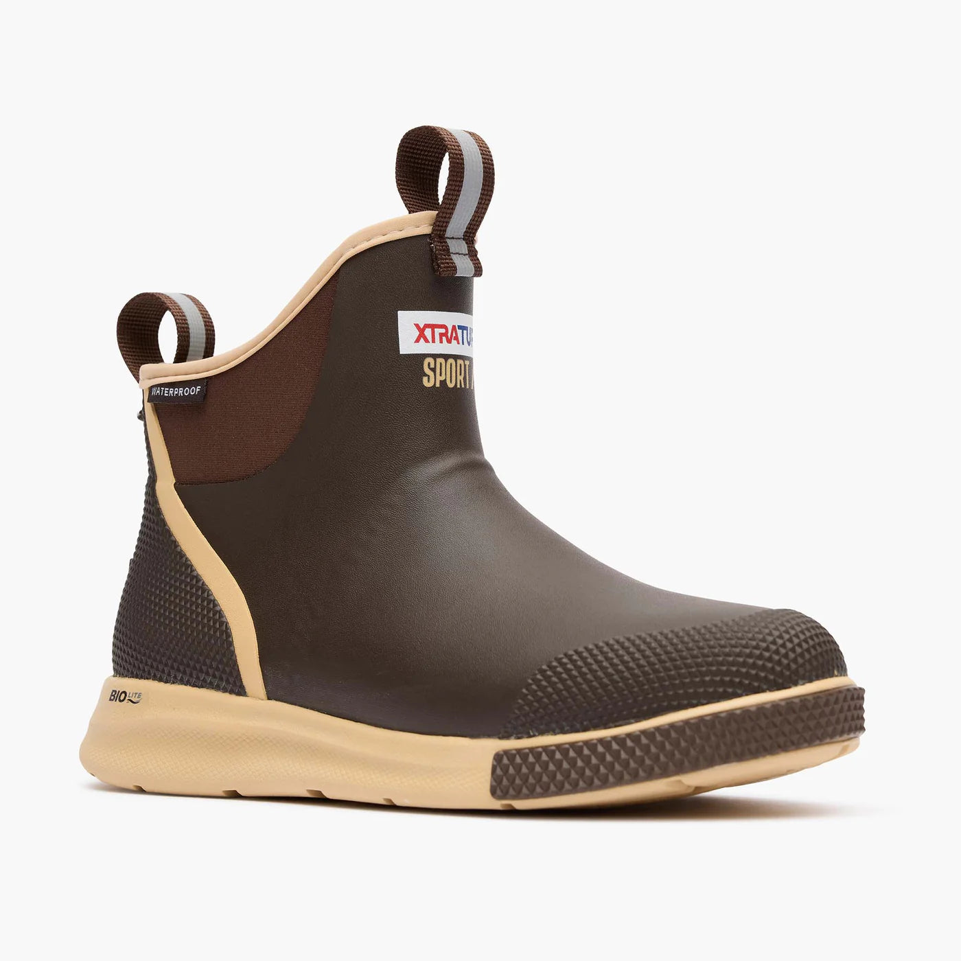 Women's XTRATUF Brown Ankle Deck Boot Sport XADSW901
