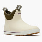 Women's XTRATUF Camp Fleece Lined Bone White/Dark Olive 6 Inch Ankle Deck Boot XWADBC10