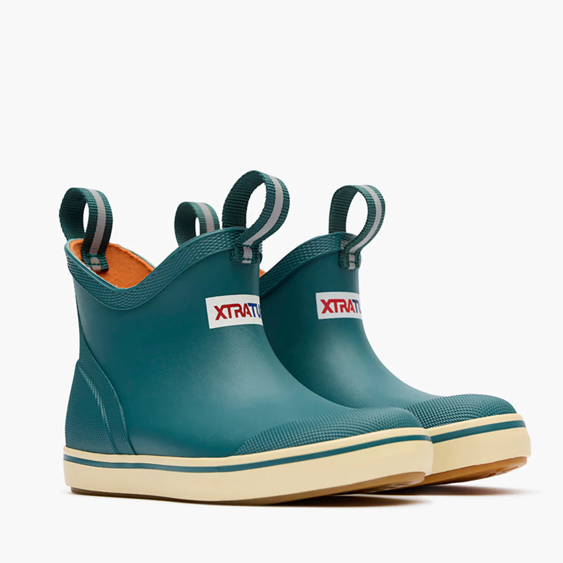 Kid's XTRATUF Transformative Teal Ankle Deck Boots XKAB300