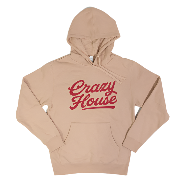 Crazy House Stacked Script Hoodie