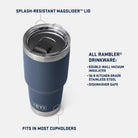 Yeti 30OZ Red Tumbler YRAMT30MS-RR