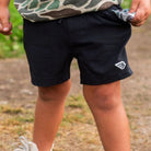 Boy's Burlebo Athletic Short - Heather Black - Retro Duck Camo Y-AS-HB-RDC - Crazy House Western Wear