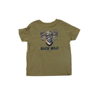 Youth "Buck Wild Tee" Green T-shirt