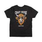 Youth Crazy House Black "Cool Bull" T-shirt