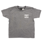 Youth Crazy House Gray Stacked T-shirt