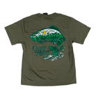 Youth Crazy House Short Sleeve with Fish Printed On Back