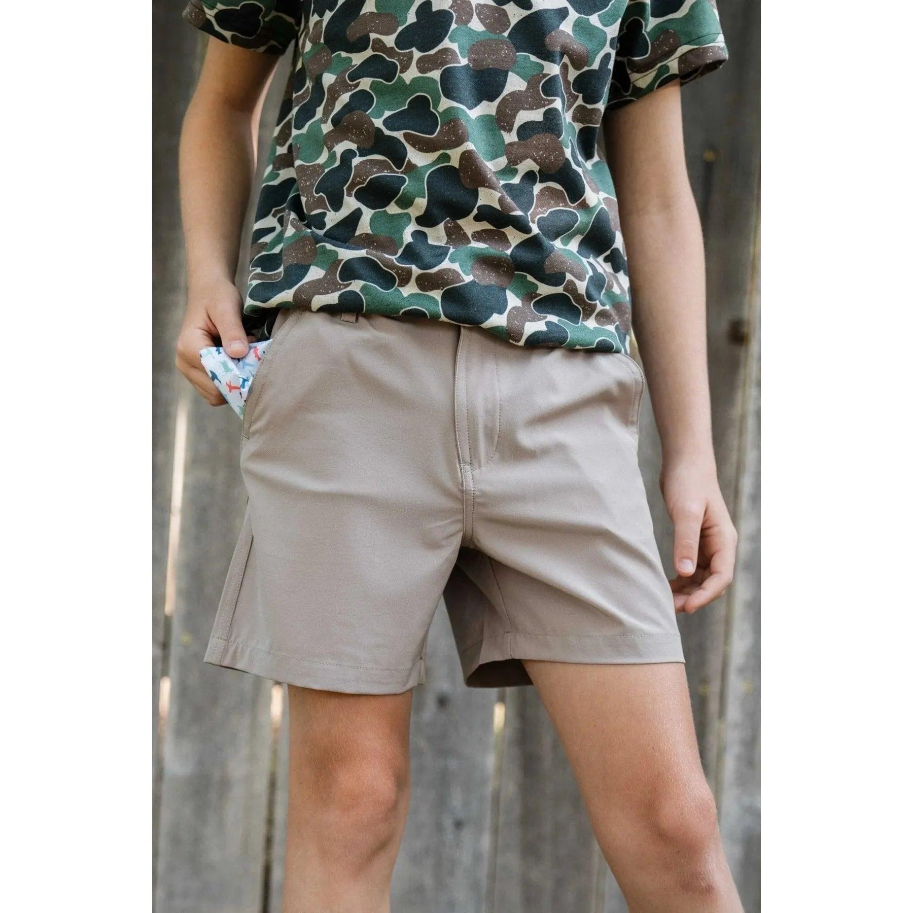 Boy's Burlebo Everyday Short 2245Y-ES-CK-TGO - Crazy House Western Wear