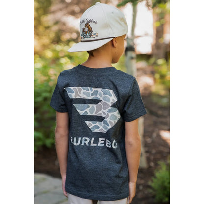 Burlebo Youth Deer Camo Logo T-Shirt