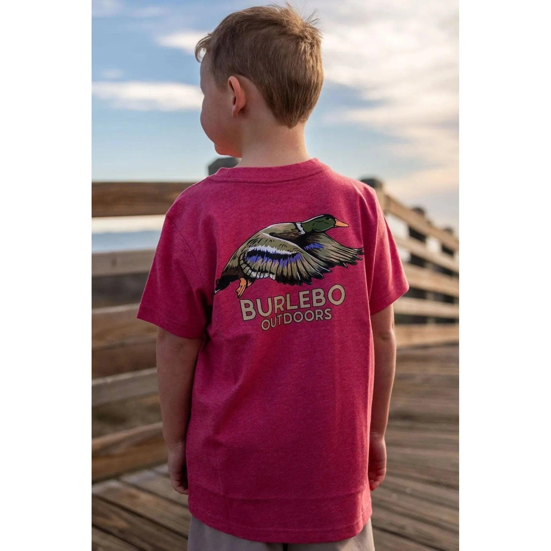 Boy's Burlebo Flying Duck T-Shirt Y-FD-SS-HC - Crazy House Western Wear