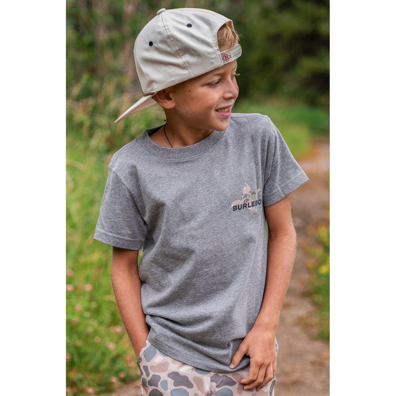 Boy's Burlebo Pintail Diving Duck T-Shirt Y-PTDD-SS-DHG - Crazy House Western Wear