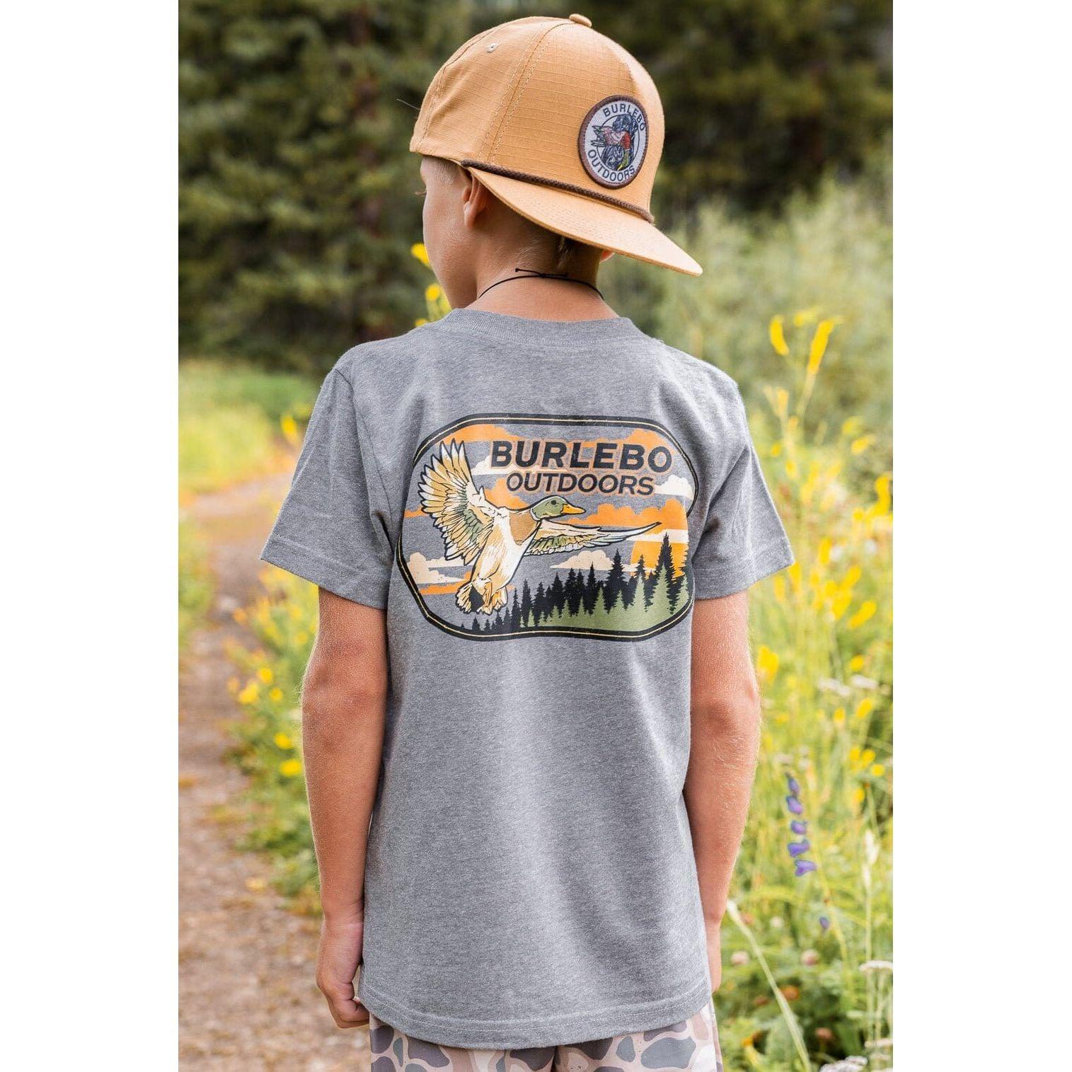 Boy's Burlebo Timber Ducks T-Shirt Y-TDKS-SS-DHG - Crazy House Western Wear